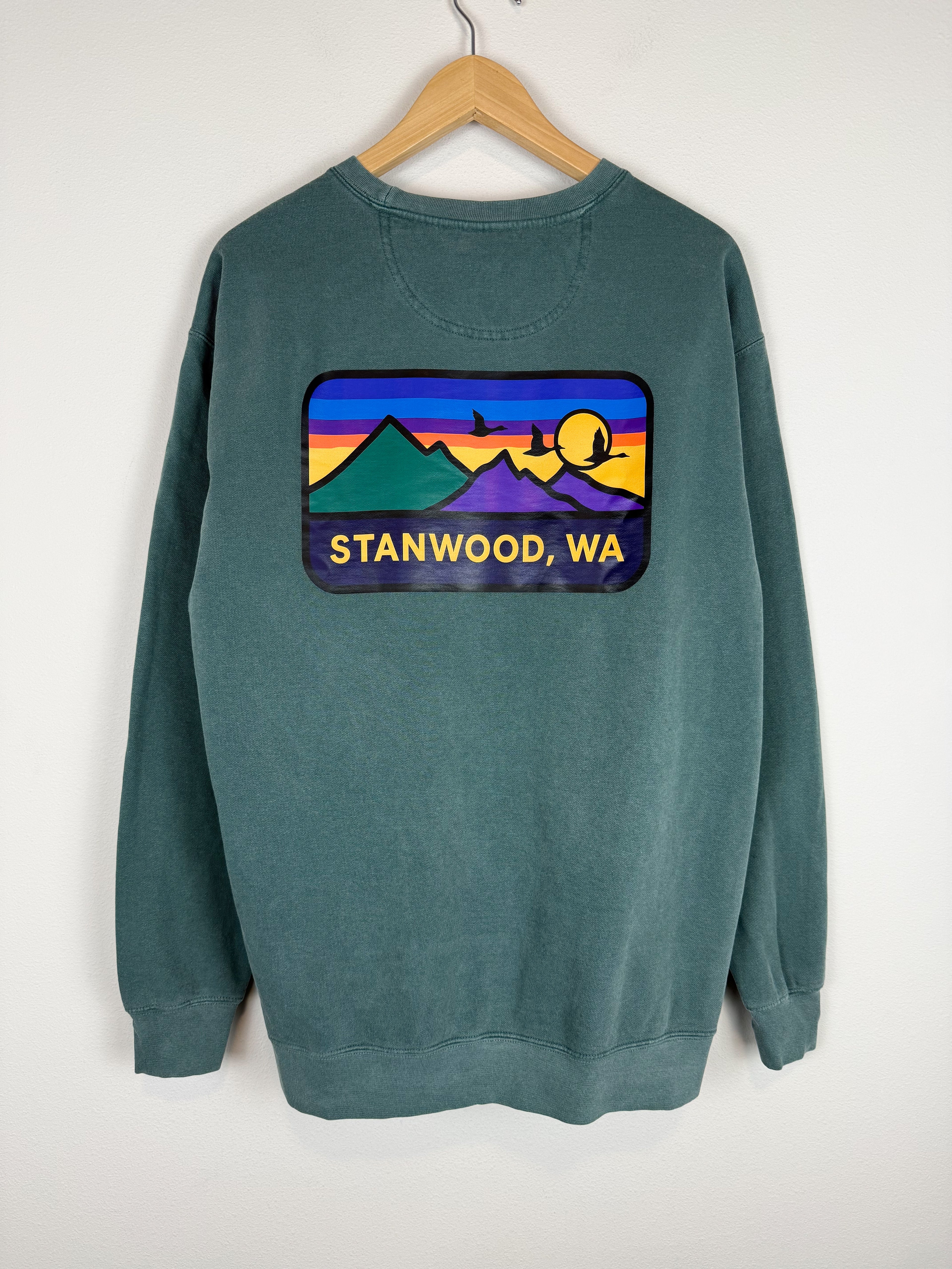 Adult Crewneck Sweatshirt- Blue Spruce