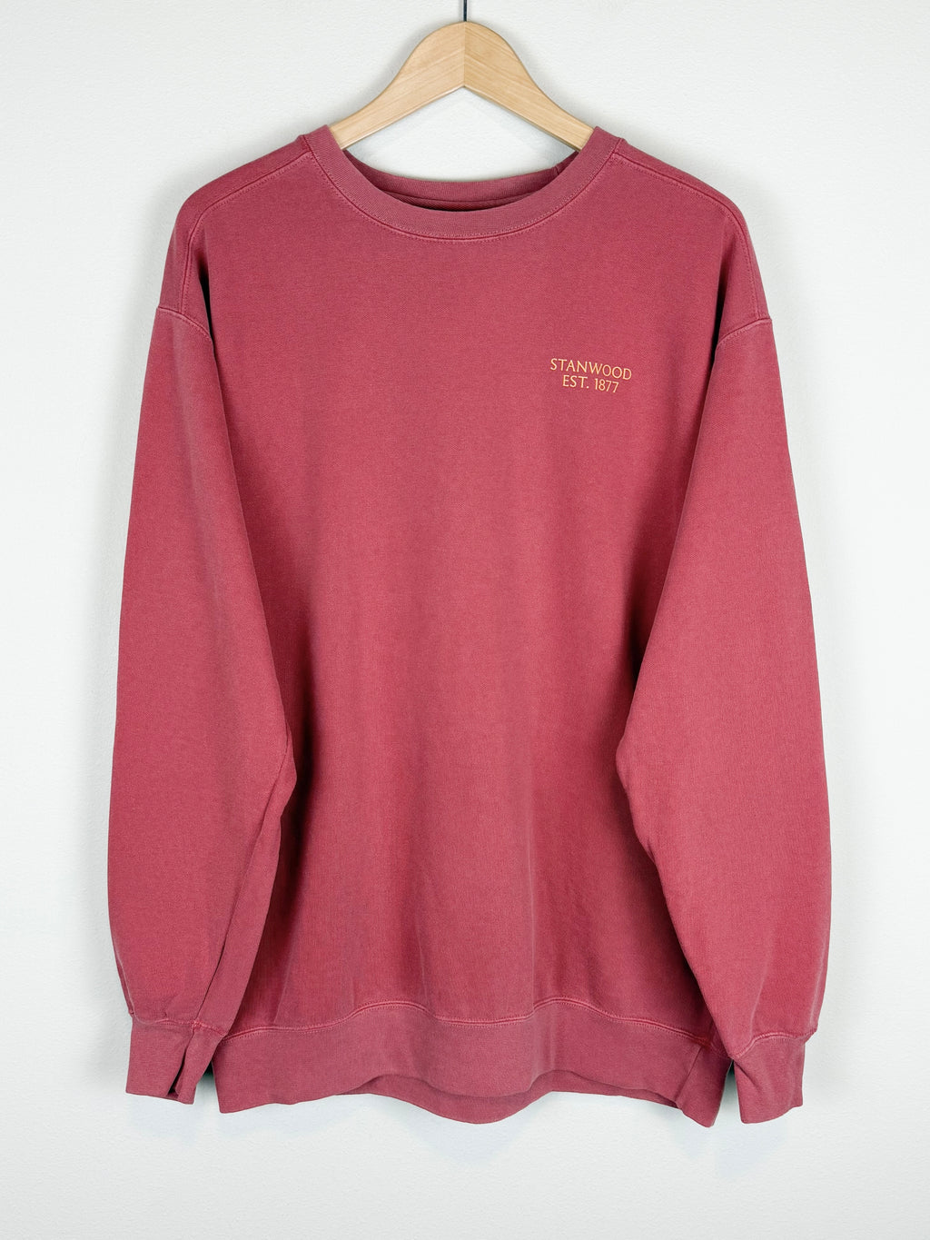 Adult Crewneck Sweatshirt- Crimson