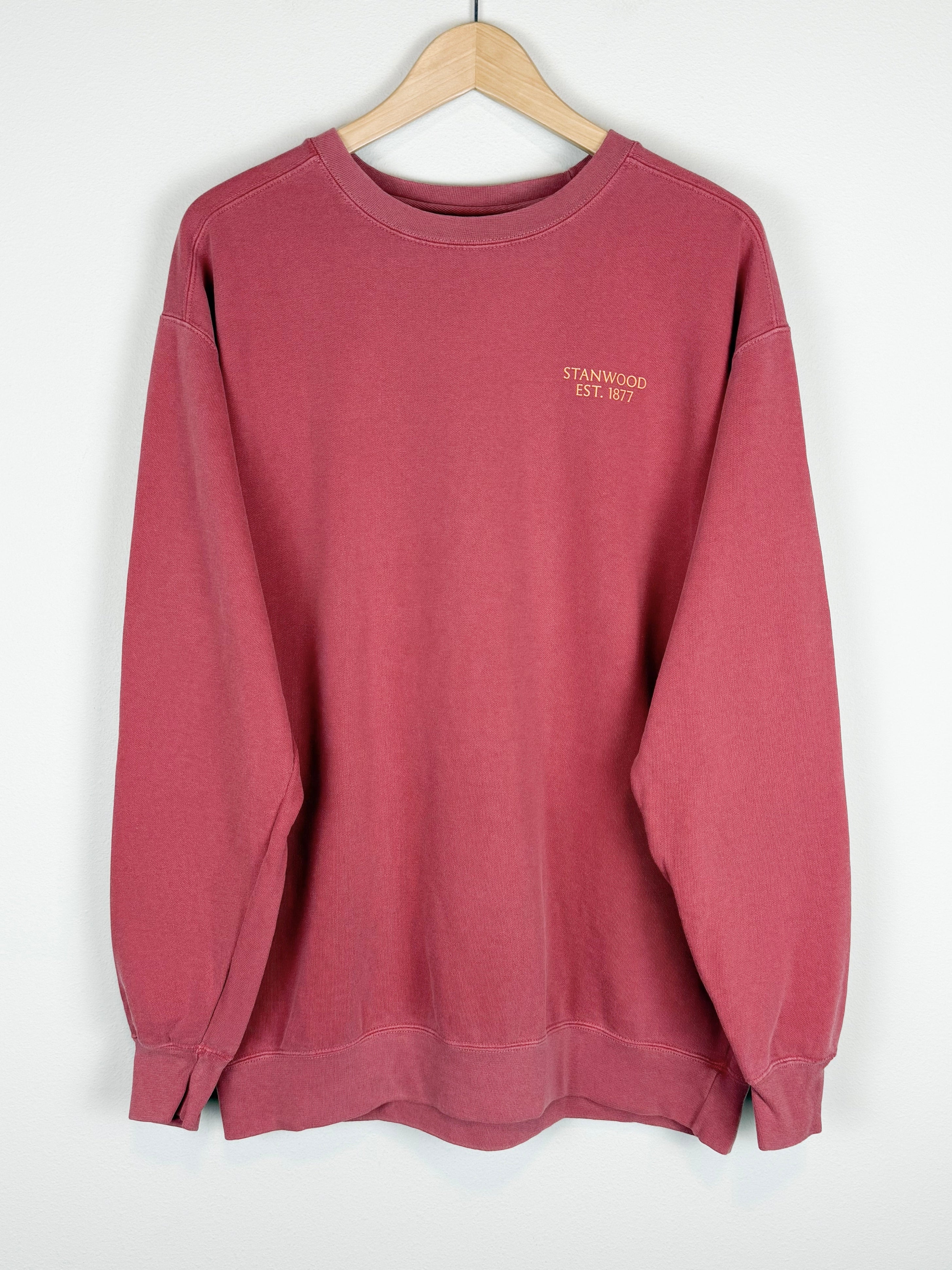 Adult Crewneck Sweatshirt- Crimson