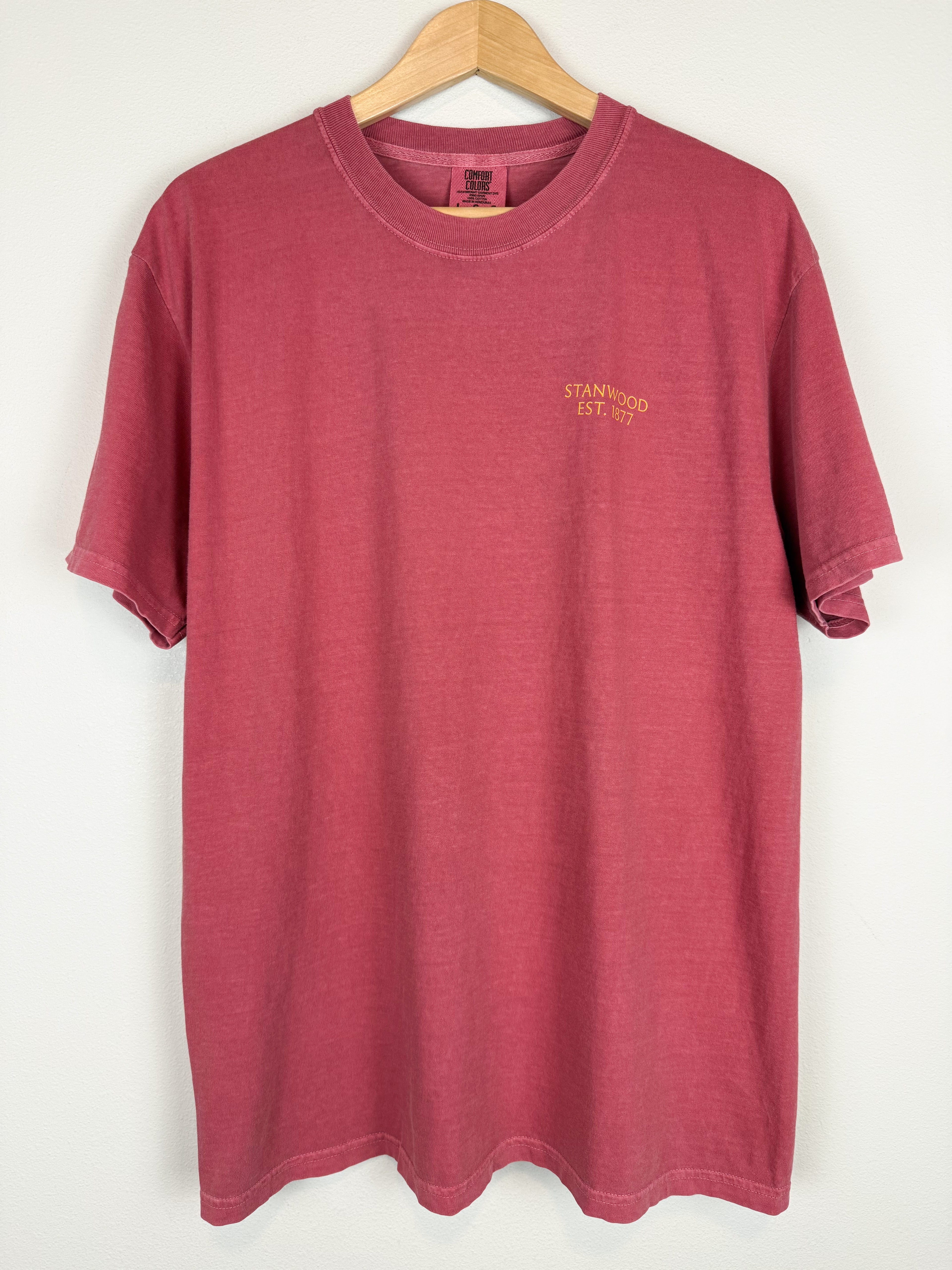 Adult Short Sleeve Tee- Crimson