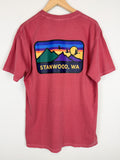 Adult Short Sleeve Tee- Crimson