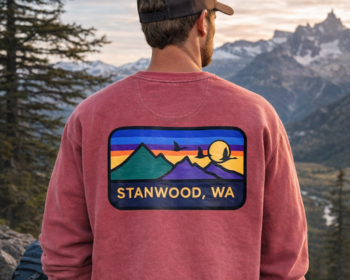 Adult Crewneck Sweatshirt- Crimson