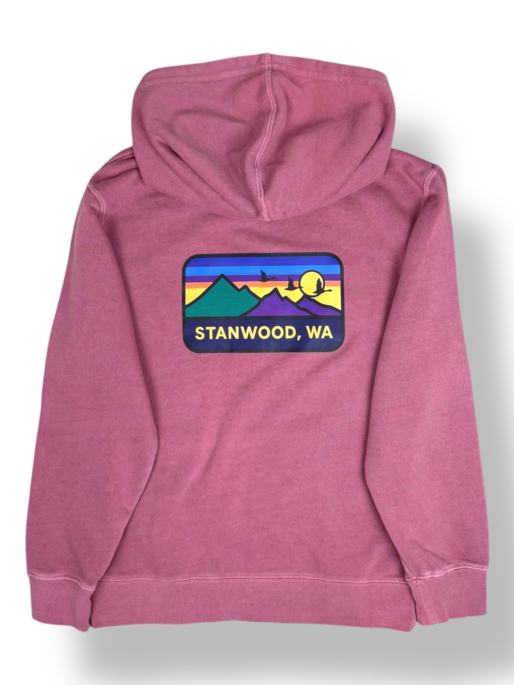 Youth Hoodie- Pigment Maroon